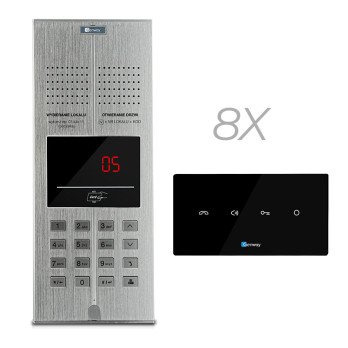 8 gimenes digitalais domofons GENWAY WL-03NL V2 Brivroku Uniphone
