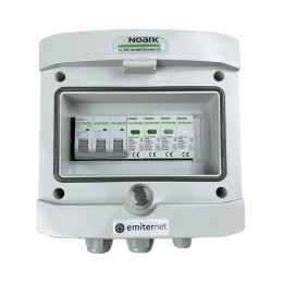 EMITER EM-353N_AC IP65 viedais MCB 20A Matter SPD Type 1+2