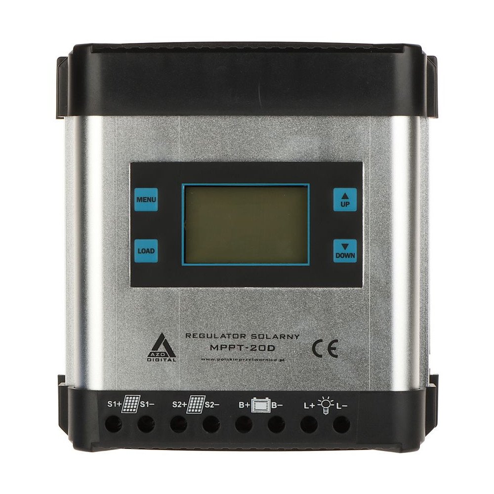 SOLAR BATTERY CHARGING REGULATOR SCC-20A-MPPT-LCD AZO Digital