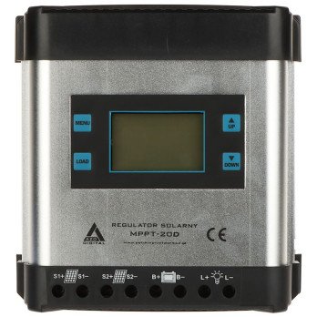 AURINKOAKUUN LATAUSSAATO SCC-20A-MPPT-LCD AZO Digital