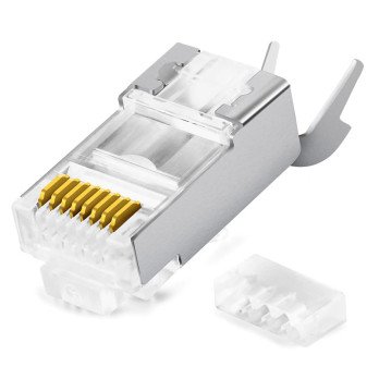 RJ-45 FTP PLUG, SHIELDED, category 7