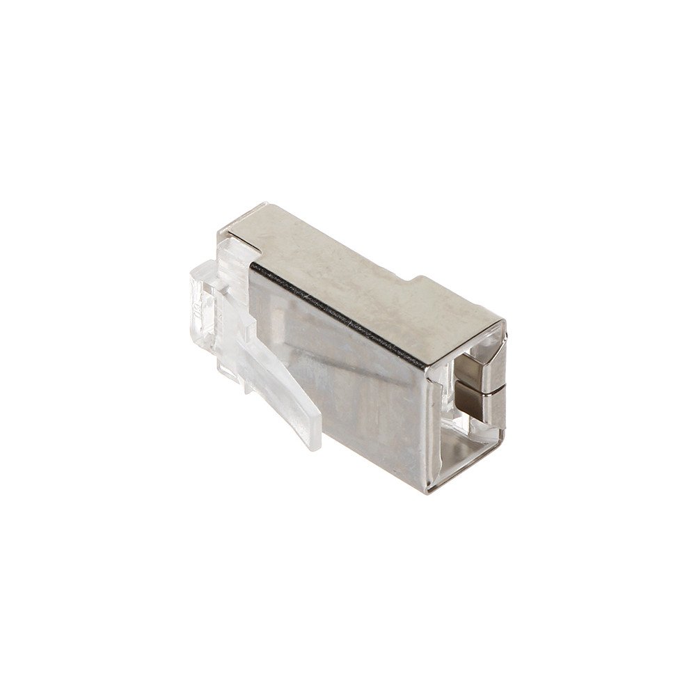RJ-45 FTP PLUG, kat. 5e, AR AREJA EKRANU, 100 gab.
