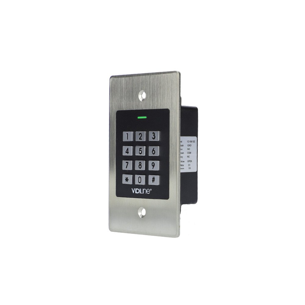Autonomous Code Lock, Flush-mounted Card Reader VIDI-AC-2CS-P