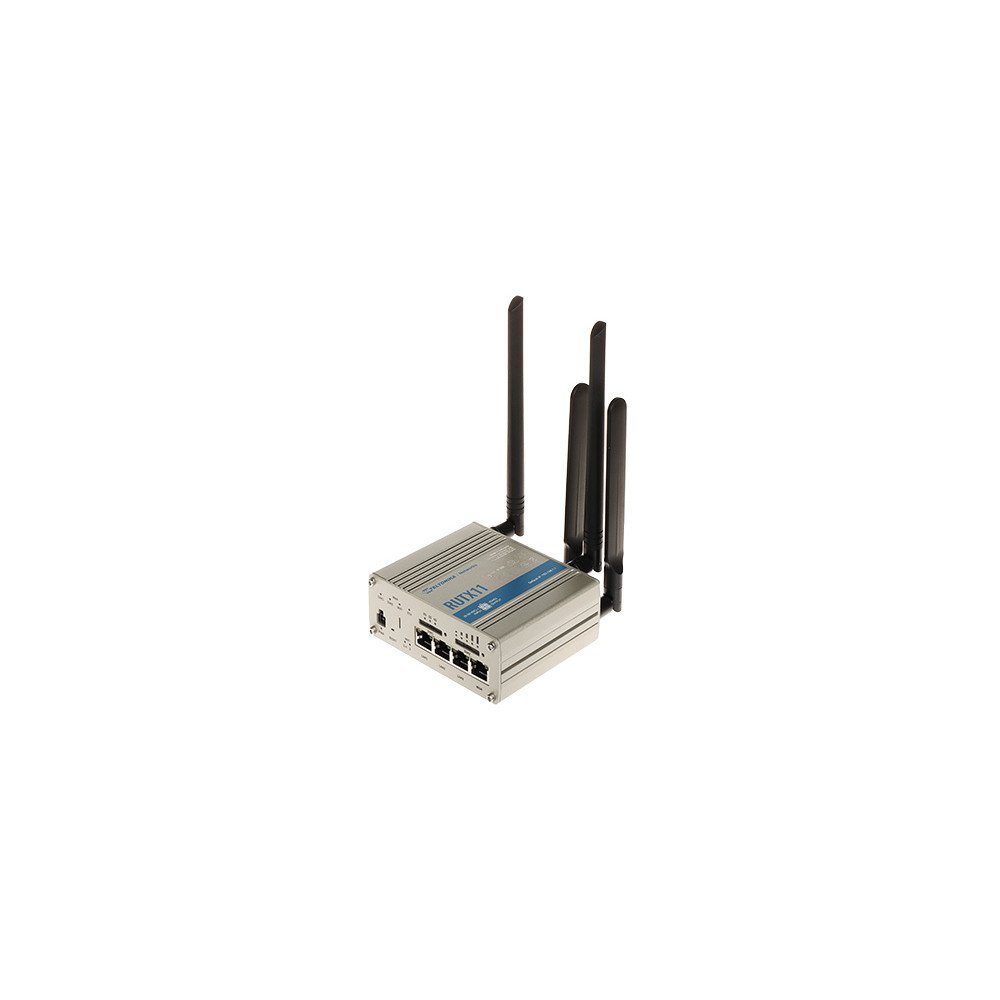 TUKIPISTE 4G LTE + ROUTER RUTX11 Dual SIM Bluetooth BLE, Wi-Fi 5, 2,4 GHz, 5 GHz, 867 Mbps Teltonika