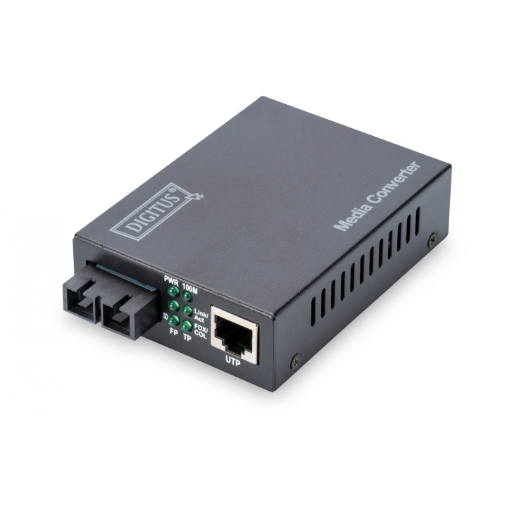 DIGITUS DN-82021-1 Fast Ethernet mediju pārveidotājs SC 20km