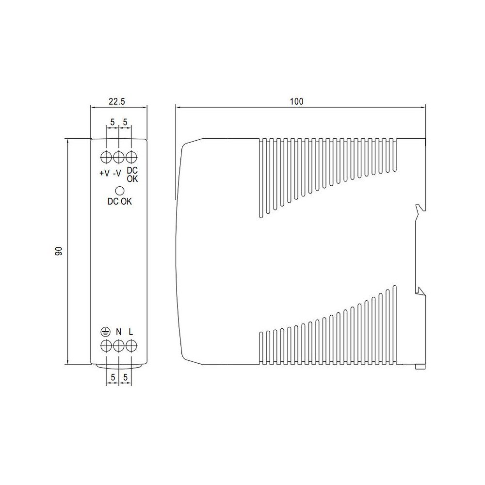 SWITCHING POWER SUPPLY MDR-10-12
