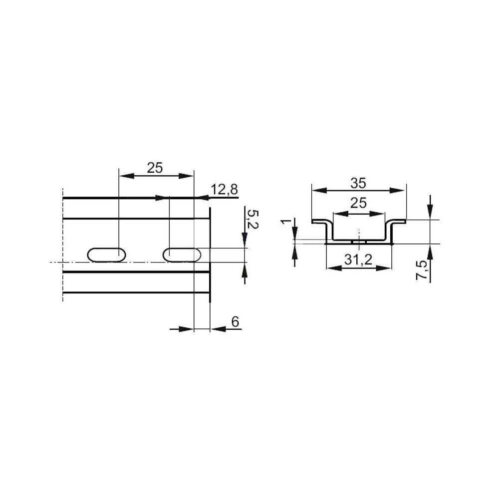 PERFORATSIOON PAIGALDAMISREEES A19-TS-35-C