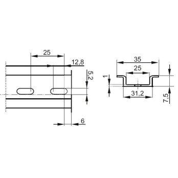 PERFORATSIOON PAIGALDAMISREEES A19-TS-35-C