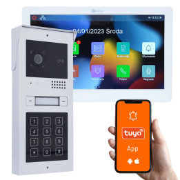 Комплект видеодомофона Genway KIT-F-C52-V14, 10", WiFi и Tuya