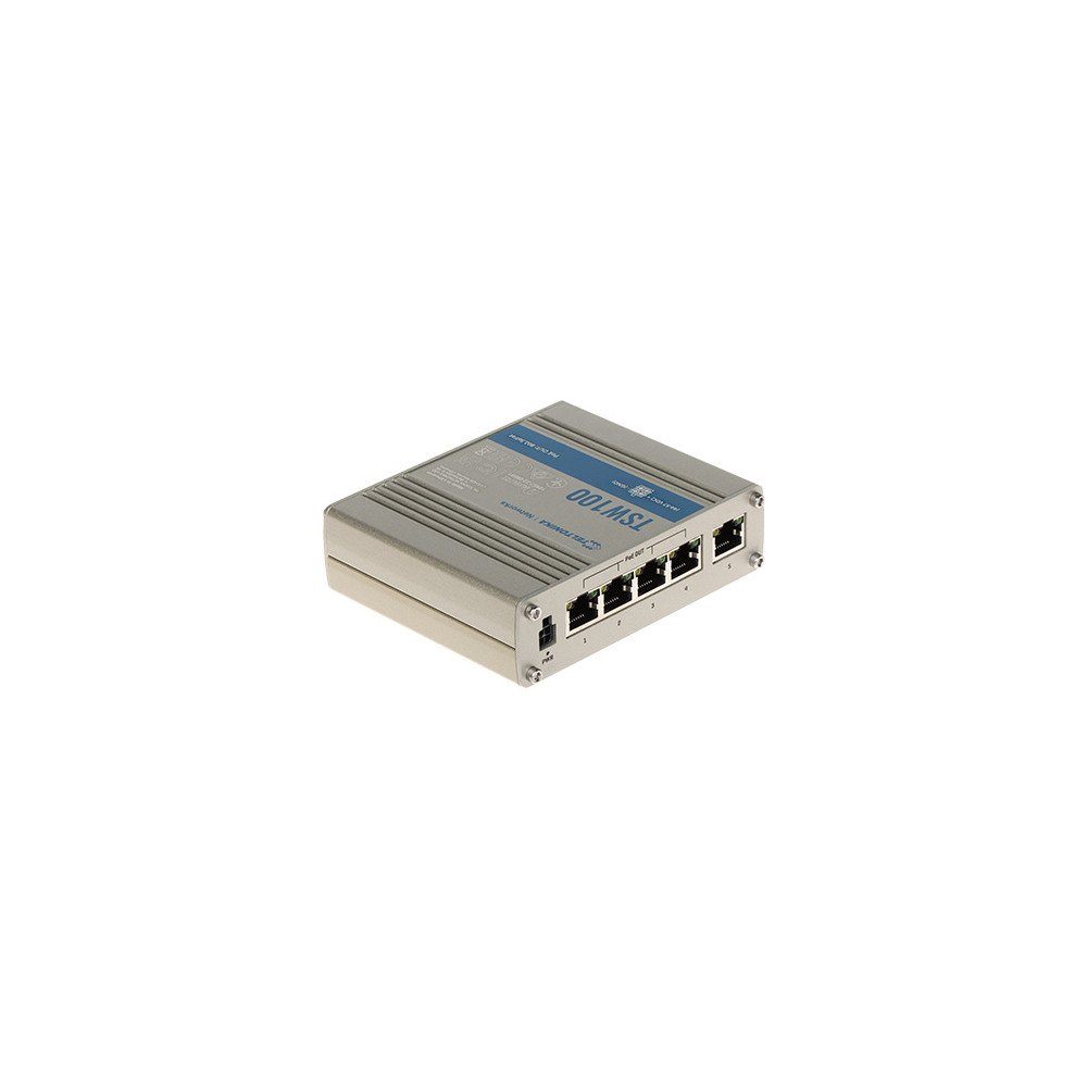 INDUSTRIAL POE SWITCH TSW100 5 PORT, 4 PoE Teltonika