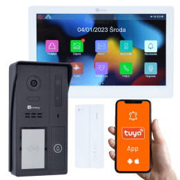 Видеодомофонный комплект Genway KIT-F-S61-V13-A01 с 7" сенсорным монитором, WiFi и Tuya