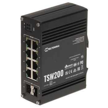 INDUSTRIAL POE SWITCH TSW200 8-PORTTINEN SFP Teltonika