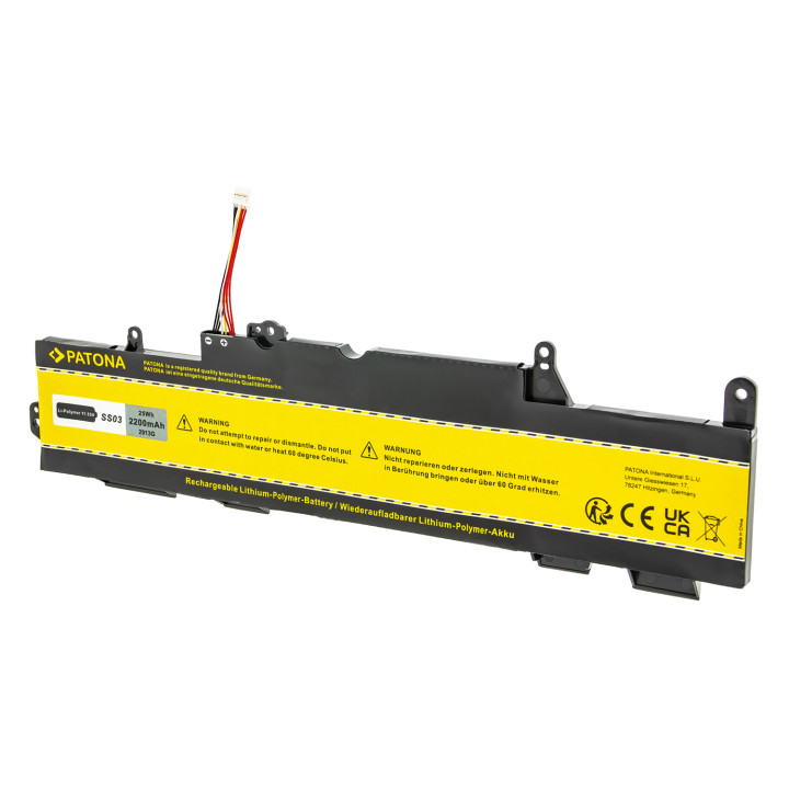 Akku HP 840 G5/G6 2200 mAh Li-Pol 11,55 V SS03XL