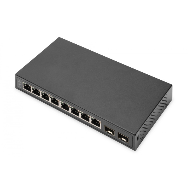 DIGITUS DN-80067 8-портовый Gigabit управляемый коммутатор + 2 SFP