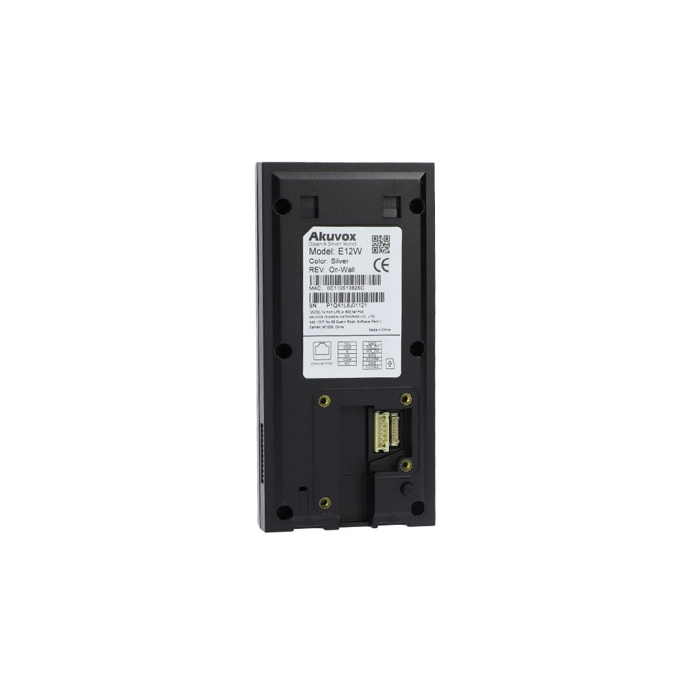Akuvox E12W - Arejais panelis ar WiFi - karsu un atslegu piekarinu lasitajs