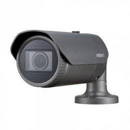 Hanwha Vision XNO-L6080R Bullet IP Security Camera, 2MP, Outdoor, Black