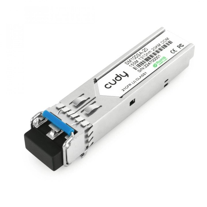 Cudy SM100SA-20 155Mb/s SFP siųstuvas-imtuvas 20km