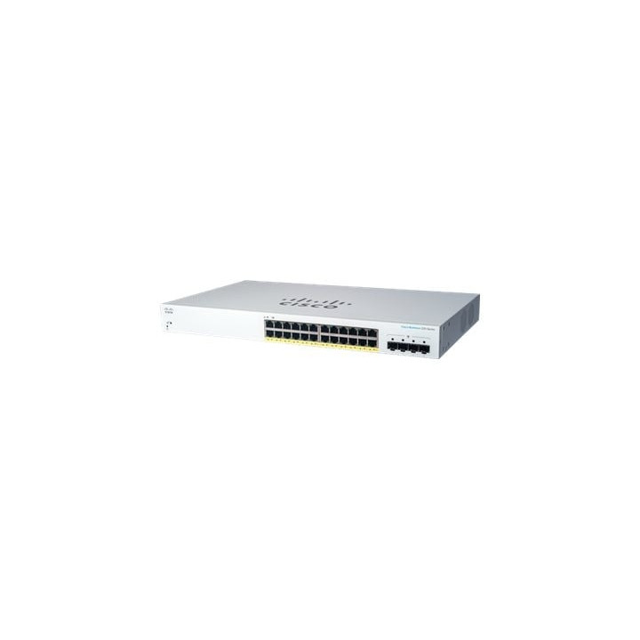 Cisco CBS220-24P-4G-EU 24-портовый PoE коммутатор