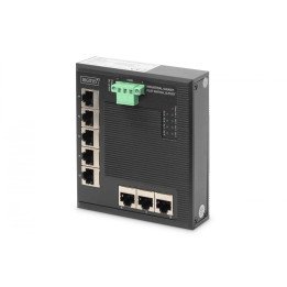DIGITUS DN-651127 8 prievadų gigabitas pramoninis jungiklis