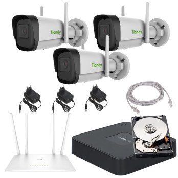 Tiandy 3 bezvadu WiFi uzraudzibas komplekts