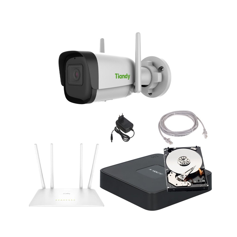 Tiandy 1 bevielis WiFi stebejimo rinkinys