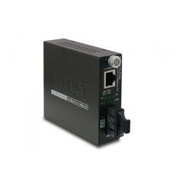 PLANET FST-802S50 10/100Base-TX to 100Base-FX (SC) Smart Media Converter - Single Mode 50km