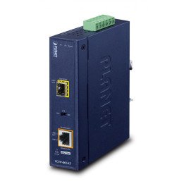 PLANET IGTP-805AT Industrial 10/100/1000BASE-T to 100/1000BASE-X SFP Converter with 802.3at PoE+