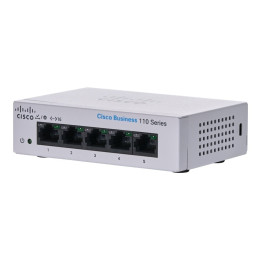 Cisco CBS110-5T-D-EU Неуправляемый 5-портовый гигабитный коммутатор
