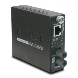 PLANET FST-801 10/100Base-TX to 100Base-FX (ST) Smart Media Converter