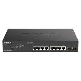 D-Link DGS-1100-10MPV2 viedais PoE slēdzis 8 porti Gigabit