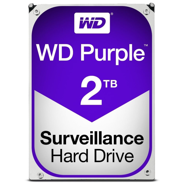 Western Digital Purple 2TB WD20PURX HDD для видеонаблюдения