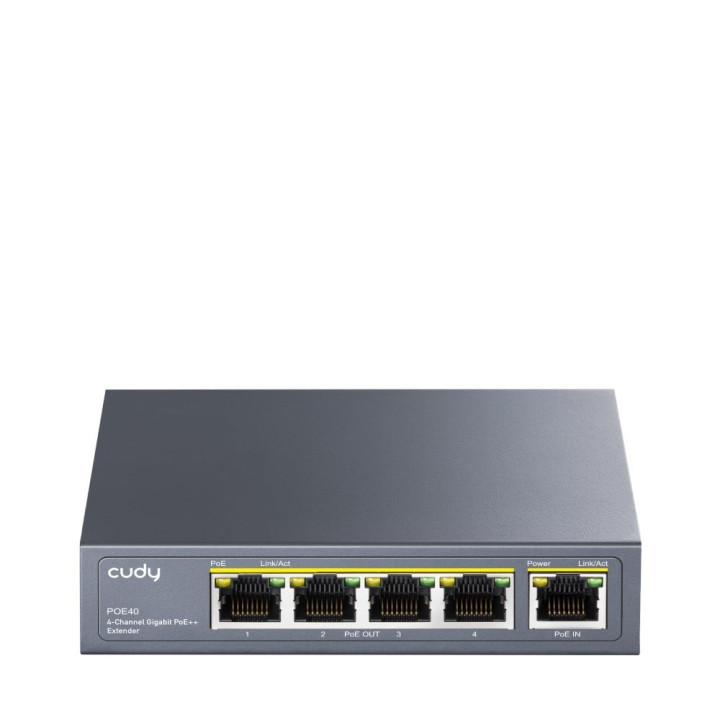 Cudy POE40 4 pordiga Gigabit PoE++ pikendaja 90W
