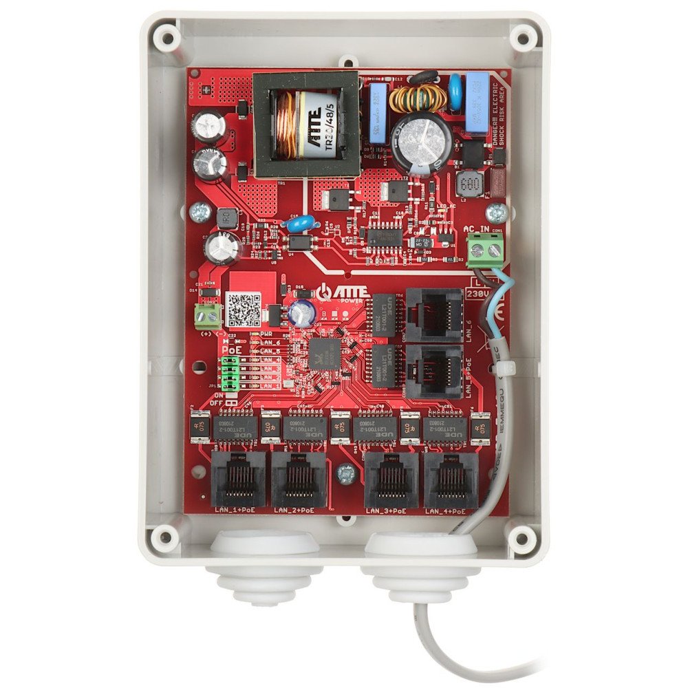 POE SWITCH IPB-5-10A-S4 5-PORT ATTE