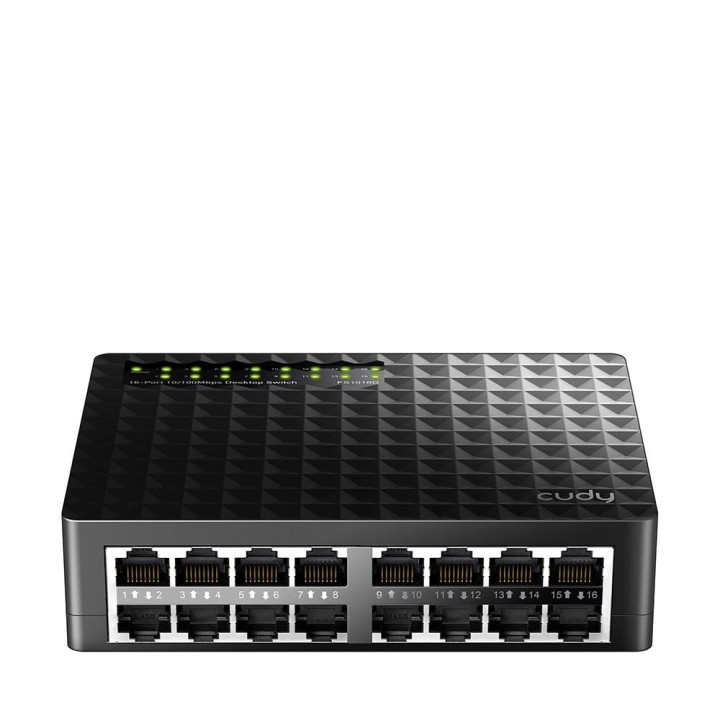 Cudy FS1016D 16-портовый 10/100Mbps неуправляемый коммутатор