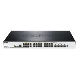 D-Link DGS-1510-28XMP pārvaldīts PoE slēdzis 24 PoE+ 4 SFP