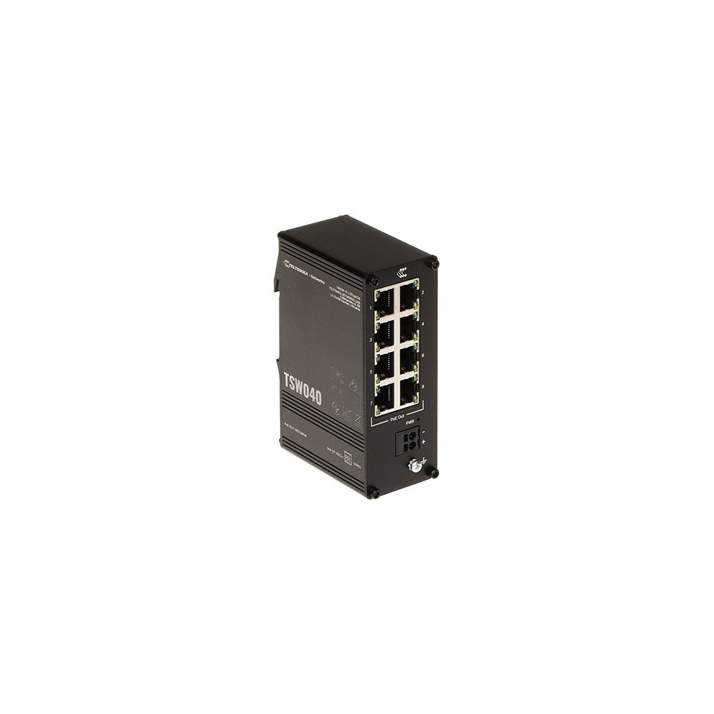 INDUSTRIAL POE SWITCH TSW040 8-PORT Teltonika