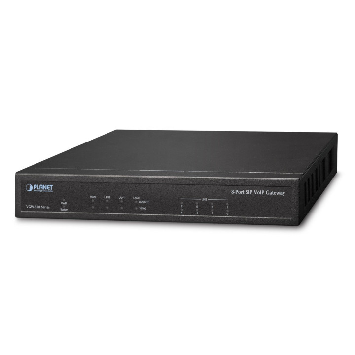 PLANET VGW-820FS 8-Port SIP VoIP Gateway (8xFXS)