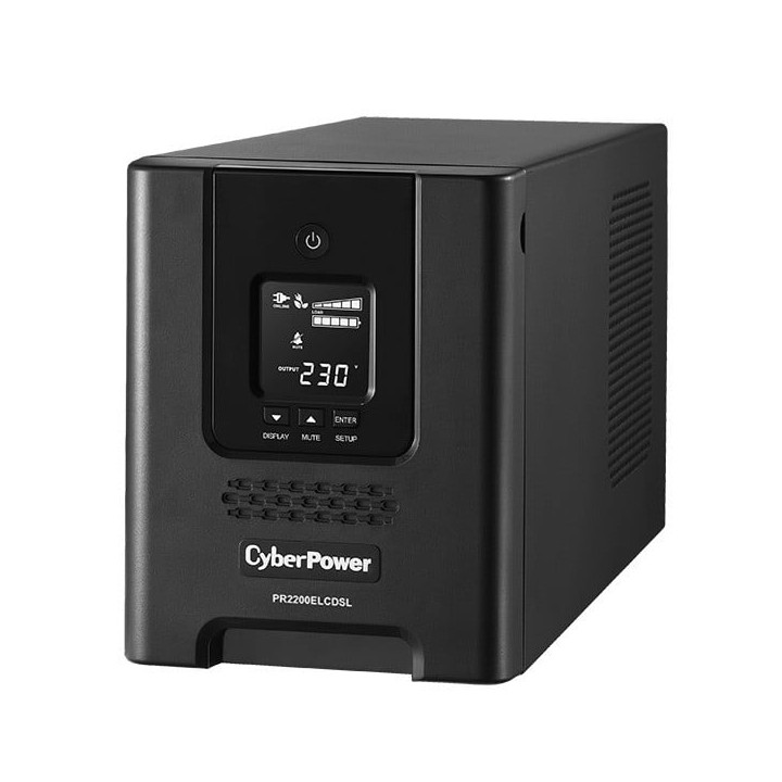 CyberPower PR2200ELCDSL ИБП 2.2кВА 1980Вт 12В 9 розеток