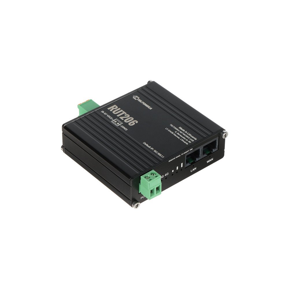 ROUTER 4G LTE RUT206 2,4 GHz 300 Mbps Teltonika