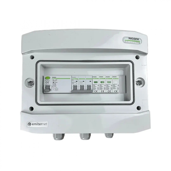 EMITER EM-357N_AC IP65 sadales panelis SPD RCD 32A