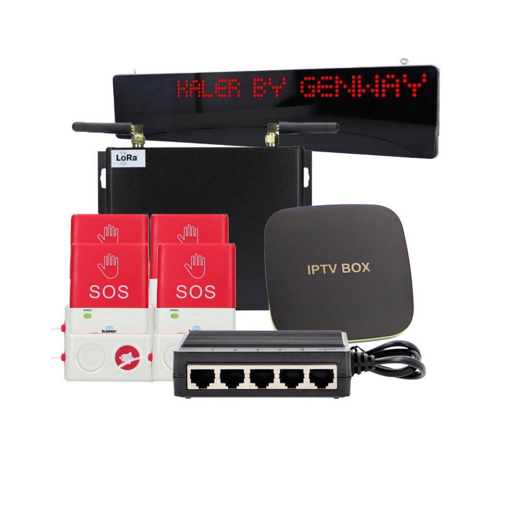 Konesusteem KALER - Haigla, sanatoorium, hoolekandekodu, 4 voodikohta, vitriin