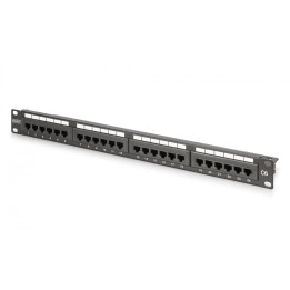 DIGITUS DN-91624U-CR Cat6 U/UTP патч-панель 1U 24 порта