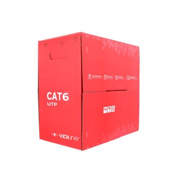 UTP CAT 6 twisted pair cable Cu wire - Premium CPR Eca Fluke test - 305m