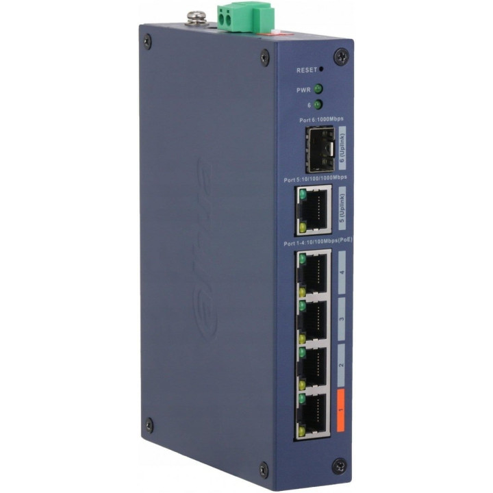 Dahua CHS4106-4ET-60 PoE slēdzis 6 porti 60W