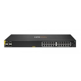 Aruba Networking CX 6000 24-Port 10/100/1000 PoE+ Switch with 4 SFP+ R8N87B