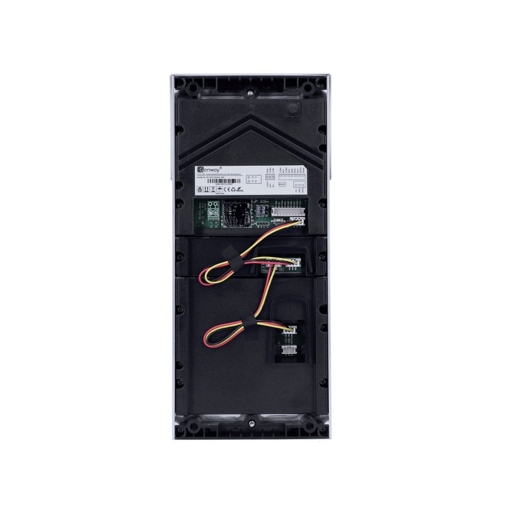 Genway F-C52-2W - Video domofonu panelis vienai vai divam gimenem ar karsu lasitaju, atverams ar F serijas kodu