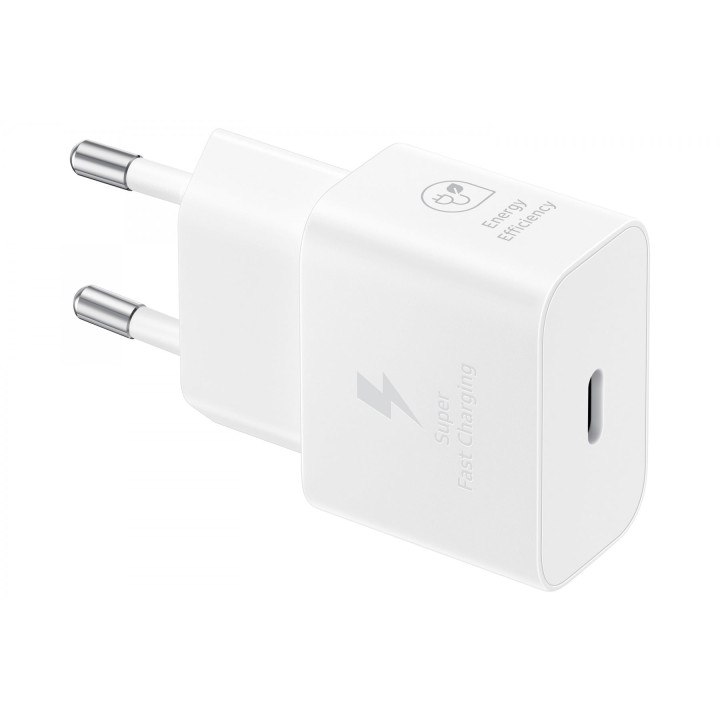 Samsung EP-T2510NWEGEU 25W USB-C adapteris balts