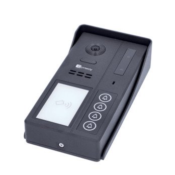 Genway F-S64-2W - 4 saimes video domofonu panelis ar F serijas karsu lasitaju