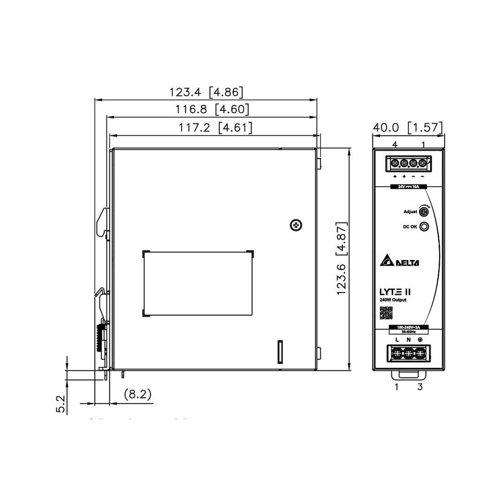 LULITAMISE TOITEVOTE DRL-12V240W-1ET