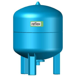Reflex 7305500 Refix DE 33 Pressure Diaphragm Vessel for Domestic Water 10 bar / 70°C Blue